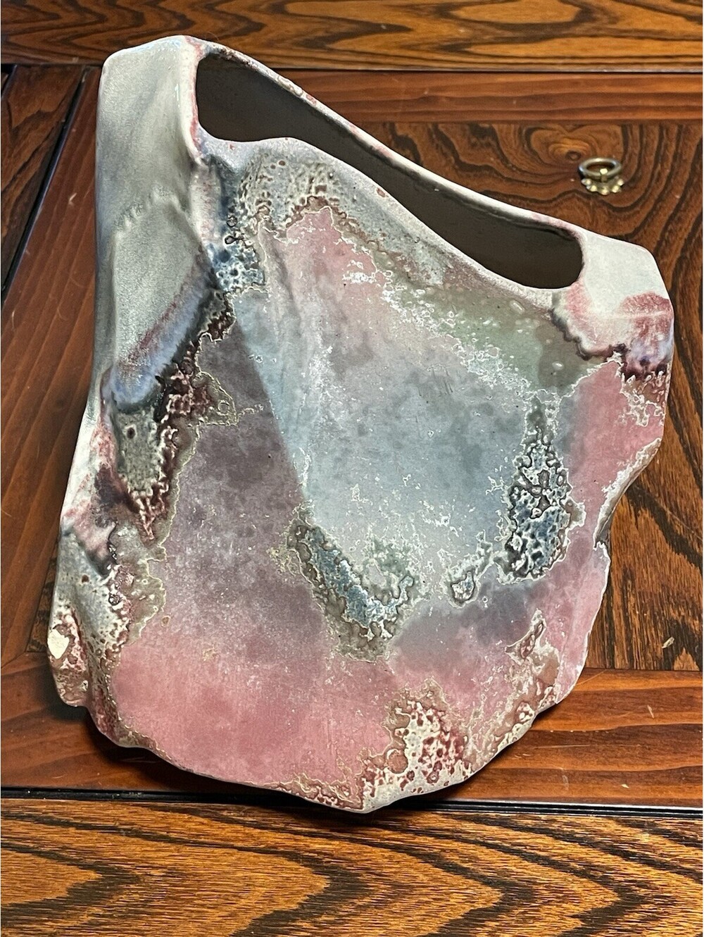 Vintage Tony Evans Abstract Pottery Vase Signed & Numbered